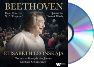 Muziek CD Elizabeth Leonskaja - Beethoven: Piano Concerto No. 5 “Emperor” & Piano Quintet Op. 16 (CD) - 1
