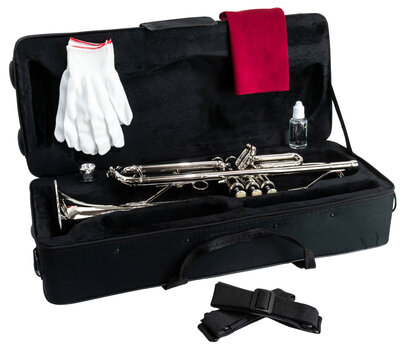 Bb Trumpet Latone LTR 500 Silver Elegance Bb Trumpet - 4