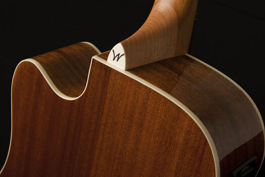 Chitară electro-acustică Dreadnought Washburn Harvest D7SCE Natural Chitară electro-acustică Dreadnought - 10