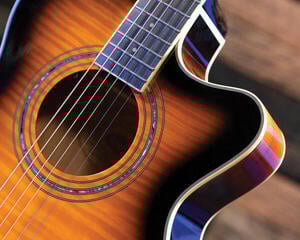 Elektroakusztikus gitár Washburn Festival EA15 Tobacco Burst Elektroakusztikus gitár - 7