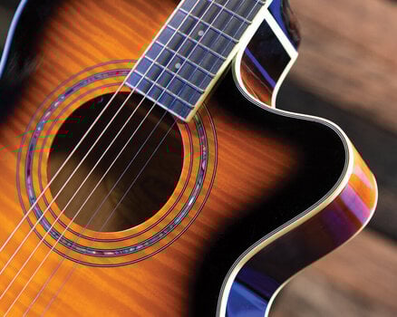 electro-acoustic guitar Washburn Festival EA15 Tobacco Burst electro-acoustic guitar - 8