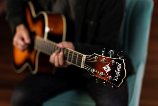 electro-acoustic guitar Washburn Festival EA15 Tobacco Burst electro-acoustic guitar - 13