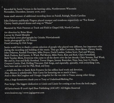 CD диск Bon Iver - For Emma, Forever Ago (CD) - 6