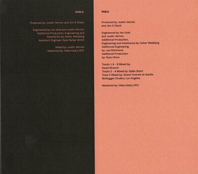 Music CD Bon Iver - Sable Fable (CD) - 9