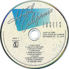 Glasbene CD Eagles - Hotel California (Anniversary Edition) (Expanded Edition) (2 CD) - 2