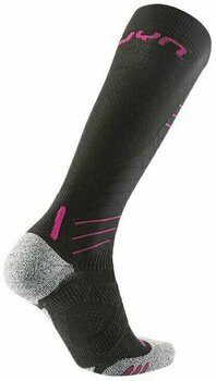 Ski Socks UYN Ultra Fit Black/Pink Paradise 35-36 Ski Socks - 2
