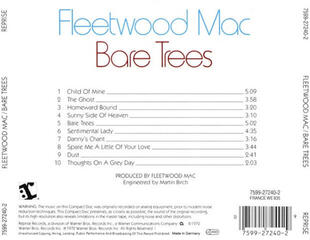 Music CD Fleetwood Mac - Bare Trees (CD) - 2
