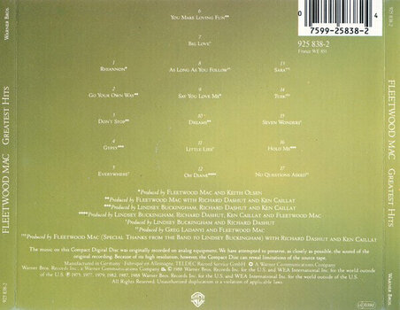 Muzički CD Fleetwood Mac - Greatest Hits (CD) - 3