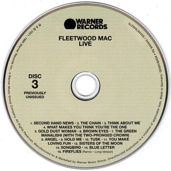 Music CD Fleetwood Mac - Live (3 CD) - 4