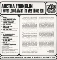 Vinyl Record Aretha Franklin - I Never Loved A Man... (LP) - 2