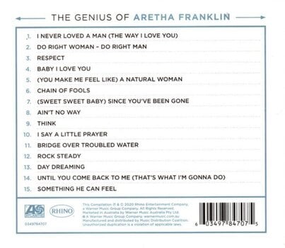 Muzički CD Aretha Franklin - The Genius Of Aretha Franklin (CD) - 2