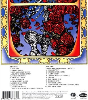 Glazbene CD Grateful Dead - Grateful Dead (Skull & Roses) (Live) (Remastered) (2 CD) - 4