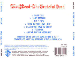 Muzički CD Grateful Dead - Live Dead (CD) - 2