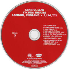 Musiikki-CD Grateful Dead - Lyceum Theatre London • England 5/26/72 (4 CD) - 2