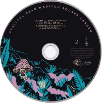 Muzički CD Grateful Dead - Madison Square Garden 3/9/81 (3 CD) - 3
