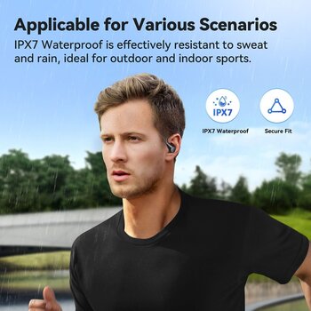 Drahtlose Ohrbügel-Kopfhörer EarFun OpenJump Black Drahtlose Ohrbügel-Kopfhörer - 13