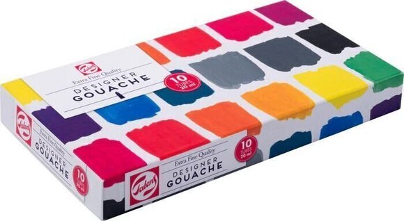Guaššvärv Talens Gouache Extra Fine Basic Set 10 x 20 ml - 3