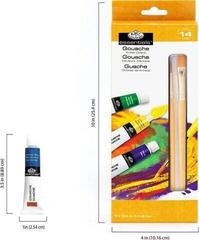 Peinture à la gouache
 Royal & Langnickel GOU12 Ensemble de peintures à la gouache 12 x 12 ml 14 pcs - 4