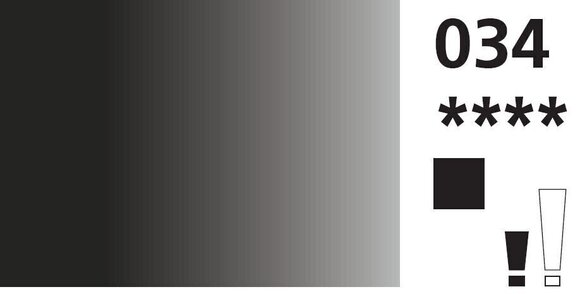 Vopsea de guache Daler Rowney Aquafine Vopsea guașă Fildeș Negru 15 ml 1 buc. - 2