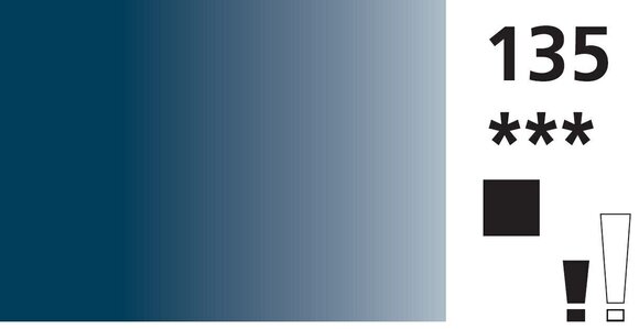 Gouache malt
 Daler Rowney Aquafine Gouachefarbe Prussian Blue 15 ml 1 stk - 2