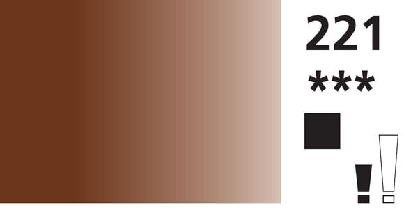 Gouache Paint Daler Rowney Aquafine Gouache Paint Burnt Sienna 15 ml 1 pc - 2