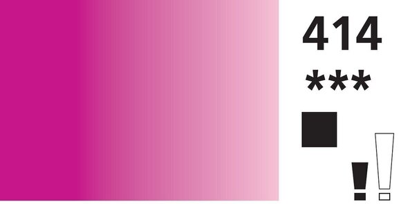 Gouache malt
 Daler Rowney Aquafine Gouachefarbe Quinacridone Magenta 15 ml 1 stk - 2