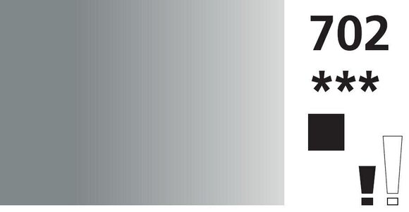 Gouache malt
 Daler Rowney Aquafine Gouachefarbe Silver Imitation 15 ml 1 stk - 2