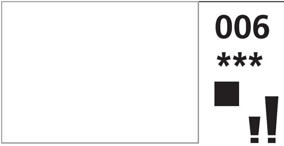 Gouache malt
 Daler Rowney Aquafine Gouachefarbe Zinc White 38 ml 1 stk - 2