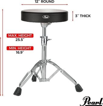 Taburete de batería Pearl D-790 Taburete de batería - 4