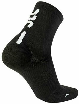 Чорапи за колоездене UYN Cycling Merino Black/White 42/44 Чорапи за колоездене - 2