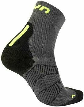 Cycling Socks UYN Cycling MTB Anthracite/Fluo Yellow 35/38 Cycling Socks - 2