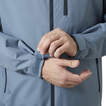 Jachetă Helly Hansen Men's Crew Hooded Sailing 2.0 Jachetă Washed Navy 2XL - 5