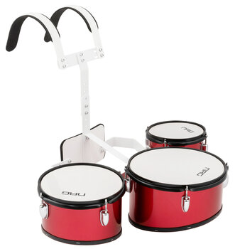 Marschtrommel NRG M3TS Marching 3 Tom Set Marschschlagzeug 10"-12"-8" - 3