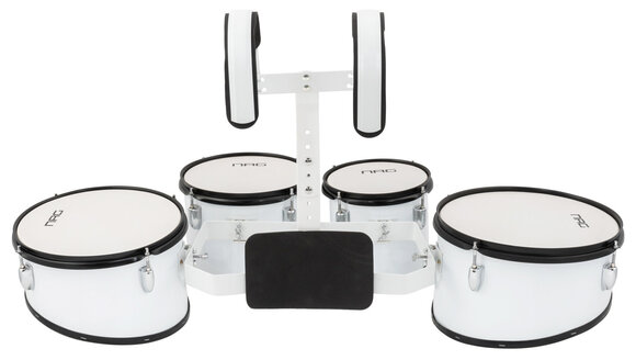 Марширащ барабан NRG M4TS Marching 4 Tom Set Маршируващ барабанен комплект 10"-12"-13"-8" - 5