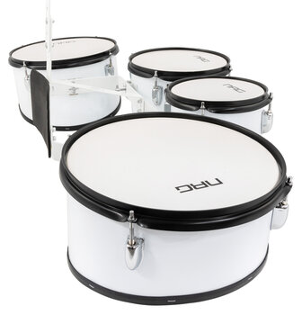 Марширащ барабан NRG M4TS Marching 4 Tom Set Маршируващ барабанен комплект 10"-12"-13"-8" - 8