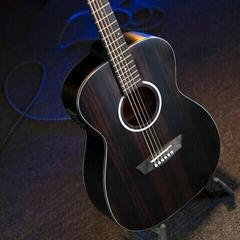 Elektroakusztikus gitár Washburn DFEFE-U Striped Ebony Elektroakusztikus gitár - 7