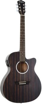 Guitarra electroacustica Washburn DFEACE-U Striped Ebony Guitarra electroacustica - 4