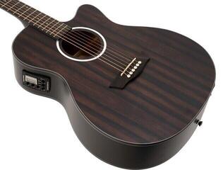Elektroakusztikus gitár Washburn DFEACE-U Striped Ebony Elektroakusztikus gitár - 6