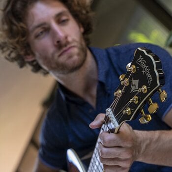 electro-acoustic guitar Washburn Festival EA55G Koa Burst electro-acoustic guitar - 6