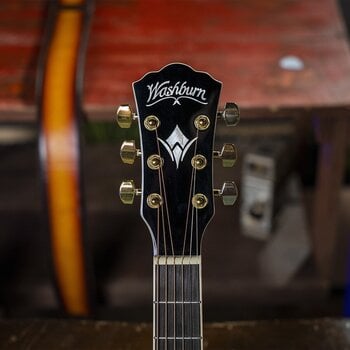 electro-acoustic guitar Washburn Festival EA55G Koa Burst electro-acoustic guitar - 7
