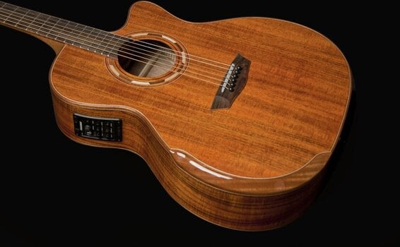 Jumbo Elektro-Akustikgitarren Washburn Comfort G55CE Koa Natural Jumbo Elektro-Akustikgitarren - 2