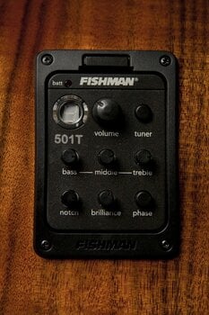 Jumbo Elektro-Akustikgitarren Washburn Comfort G55CE Koa Natural Jumbo Elektro-Akustikgitarren - 3