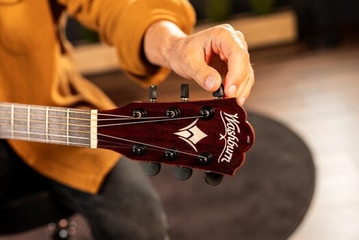 Jumbo Elektro-Akustikgitarren Washburn Comfort G55CE Koa Natural Jumbo Elektro-Akustikgitarren - 9