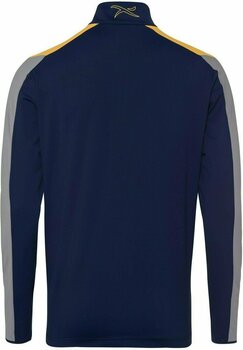 Polo košeľa Brax Taro Pánska Polo Košeľa Dlhý Rukáv Blue Navy S - 2