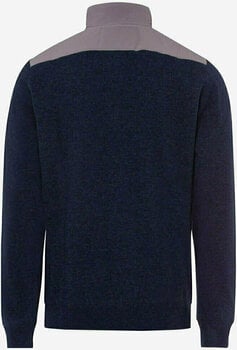 Pulover s kapuco/Pulover Brax Tristan Mens Sweater Blue Navy M - 2