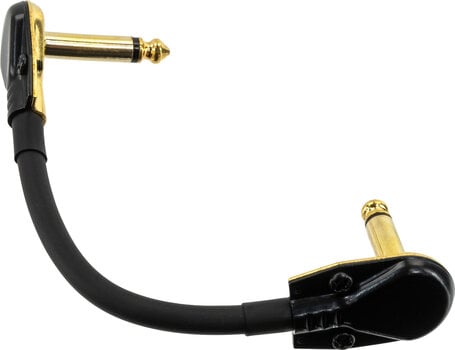 Kabel krosowy Revoltage Pro-15 Gold Flat 15 cm Kątowy - Kątowy Kabel krosowy - 2