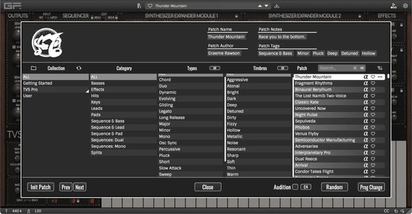 VST Instrument GForce Oberheim TVS Pro (Дигитален продукт) - 3