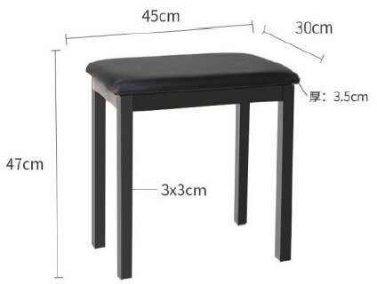 Metalowe krzesło fortepianowe
 Pianonova PS2025BLK Metalowe krzesło fortepianowe Black - 5