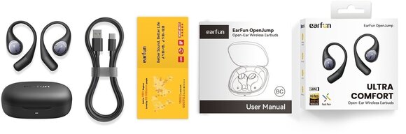 Drahtlose Ohrbügel-Kopfhörer EarFun OpenJump Black Drahtlose Ohrbügel-Kopfhörer - 7