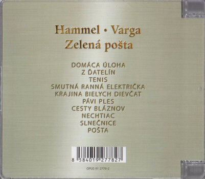 Glazbene CD Pavol Hammel / Marián Varga - Zelená pošta (Reissue) (Remastered) (CD) - 3
